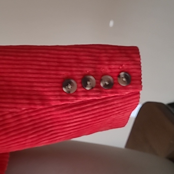 Red Corduroy Jacket - Picture 7 of 9